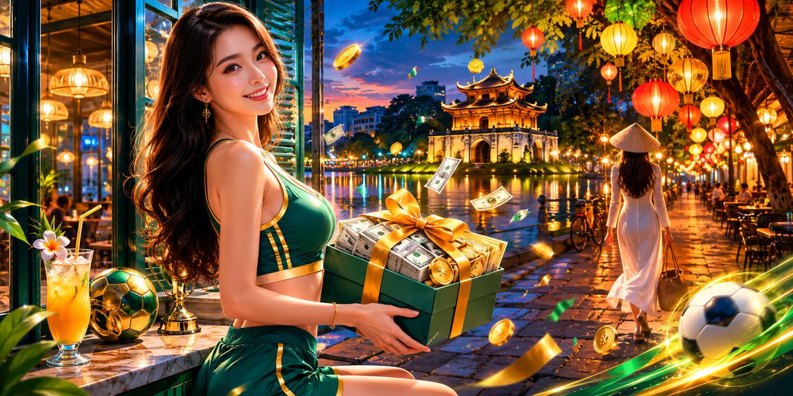 Người dùng tại Hà Nội nhâm nhi cà phê và theo dõi thông tin cá cược thể thao trên điện thoại