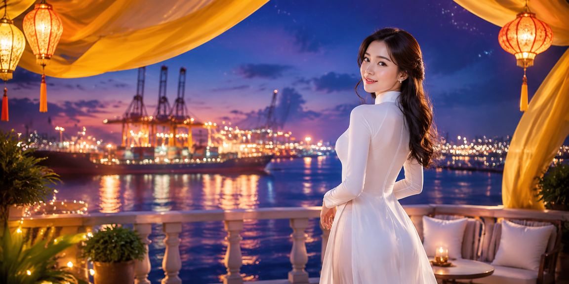 Không khí đêm Hội An với áo dài truyền thống trong bối cảnh giải trí VIP và bonus đặc quyền